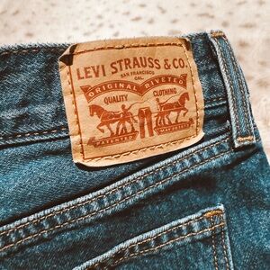 Levi's Blue Straight Leg Jeans